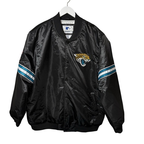 Vtg Starter Jacksonville Jaguars NFL Football Satin Starter Jacket Mens SZ XXL - Picture 13 of 13